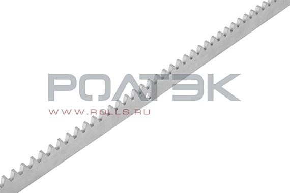 Стальная зубчатая рейка для откатных ворот 8м Ролтэк